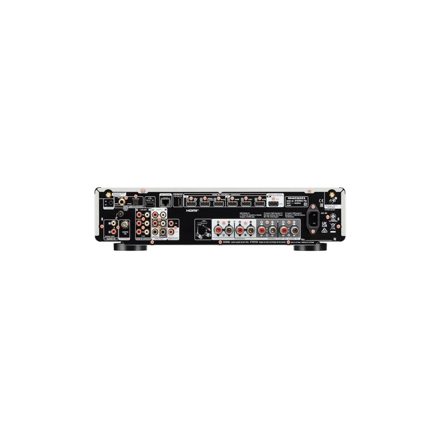 Marantz Stereo 70s - Slimline Network Stereo Receiver (Silver) - view 1