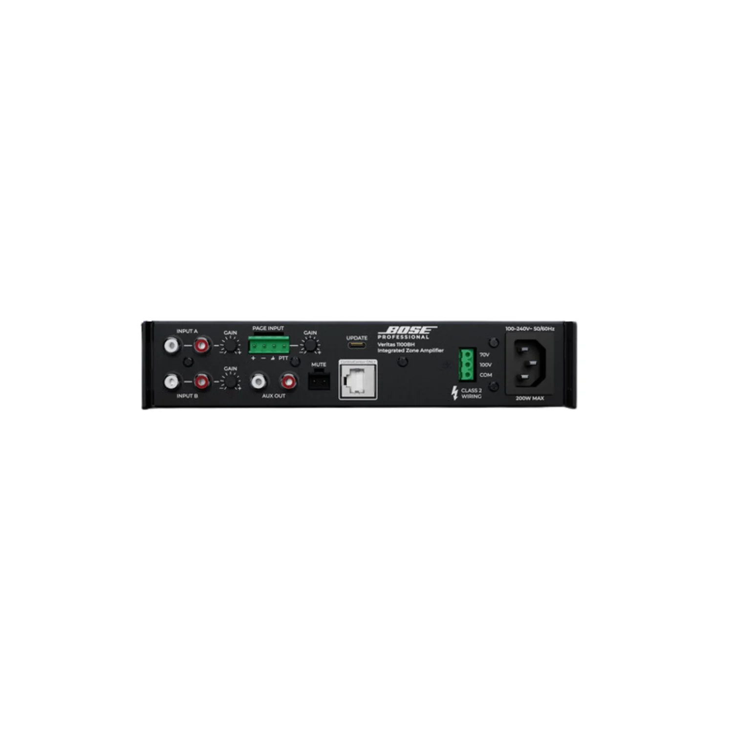 Bose Veritas 1100BH - 2 Channel Integrated Zone Amplifier and Smart Mixer - view 5