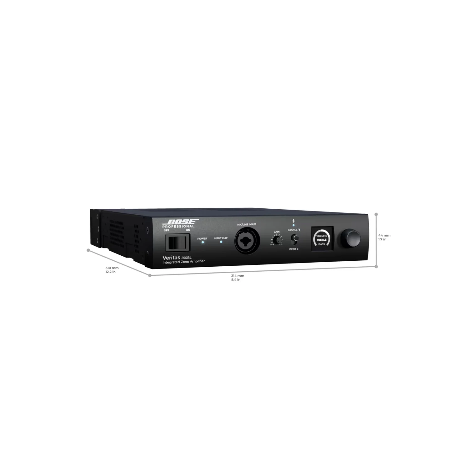 Bose Veritas 250BL - 2 Channel Integrated Zone Amplifier and Smart Mixer - view 1