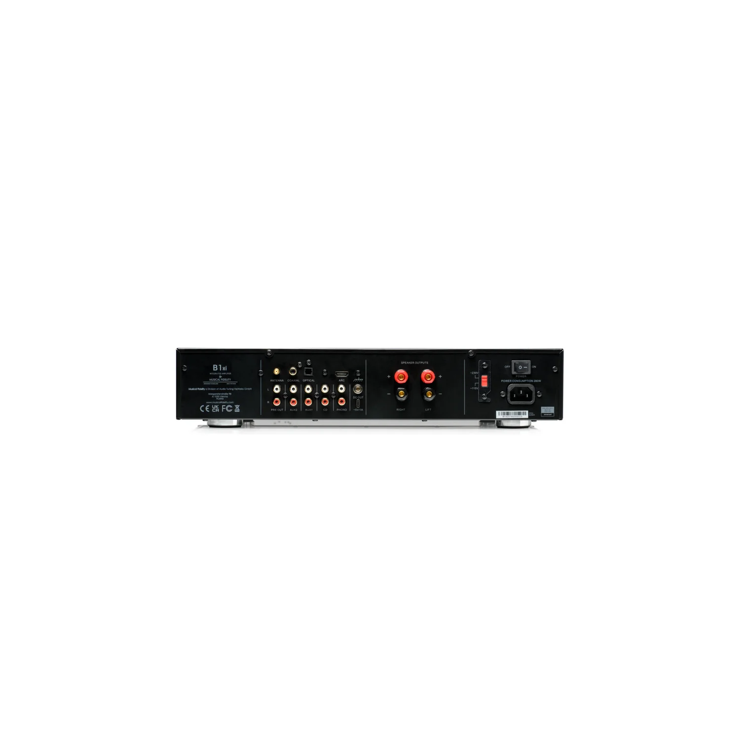 Musical Fidelity B1xi - Integrated Amplifier With HDMI Arc - view 3