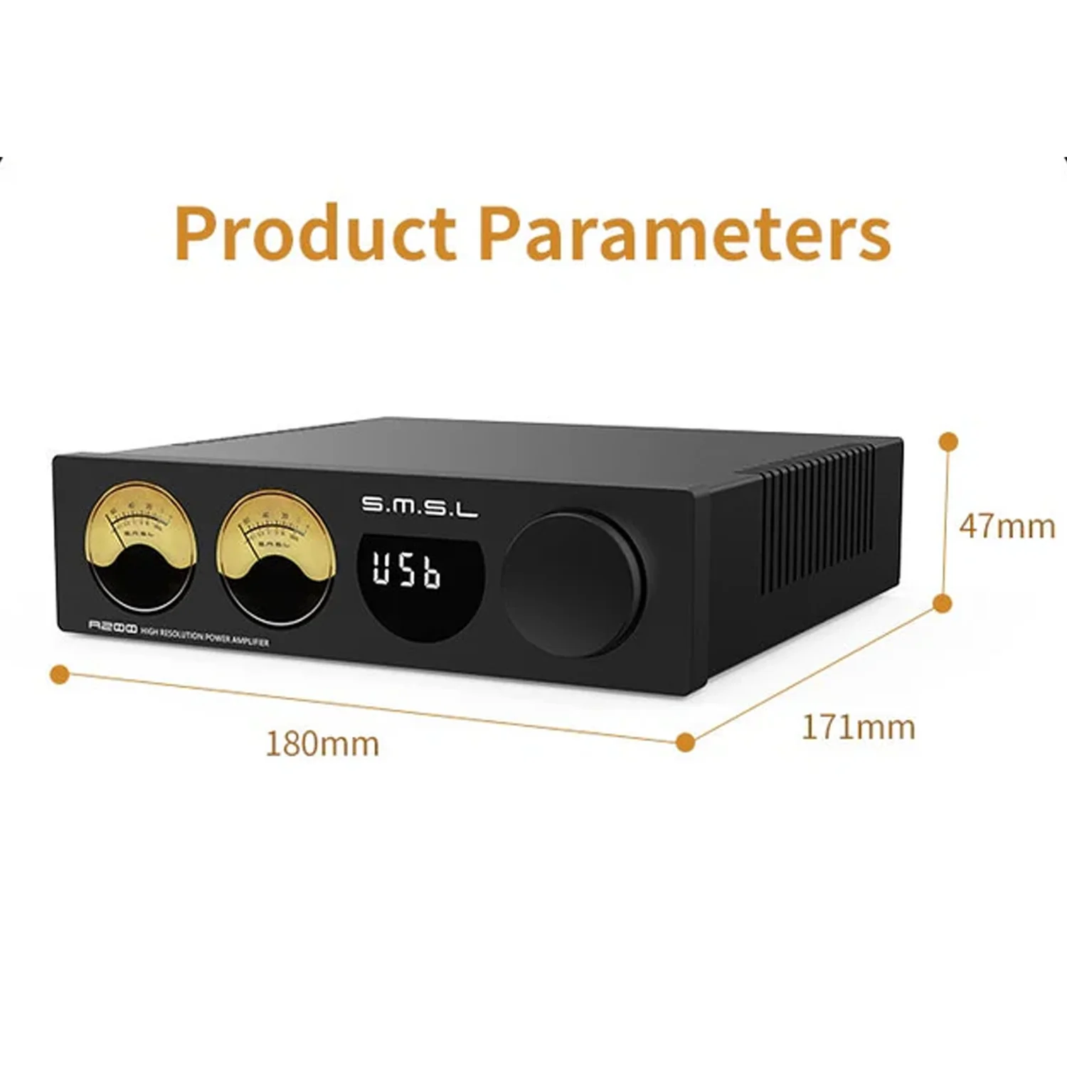 SMSL A200 - 2 Channel Stereo Bluetooth Amplifier With HDMI ARC - view 2