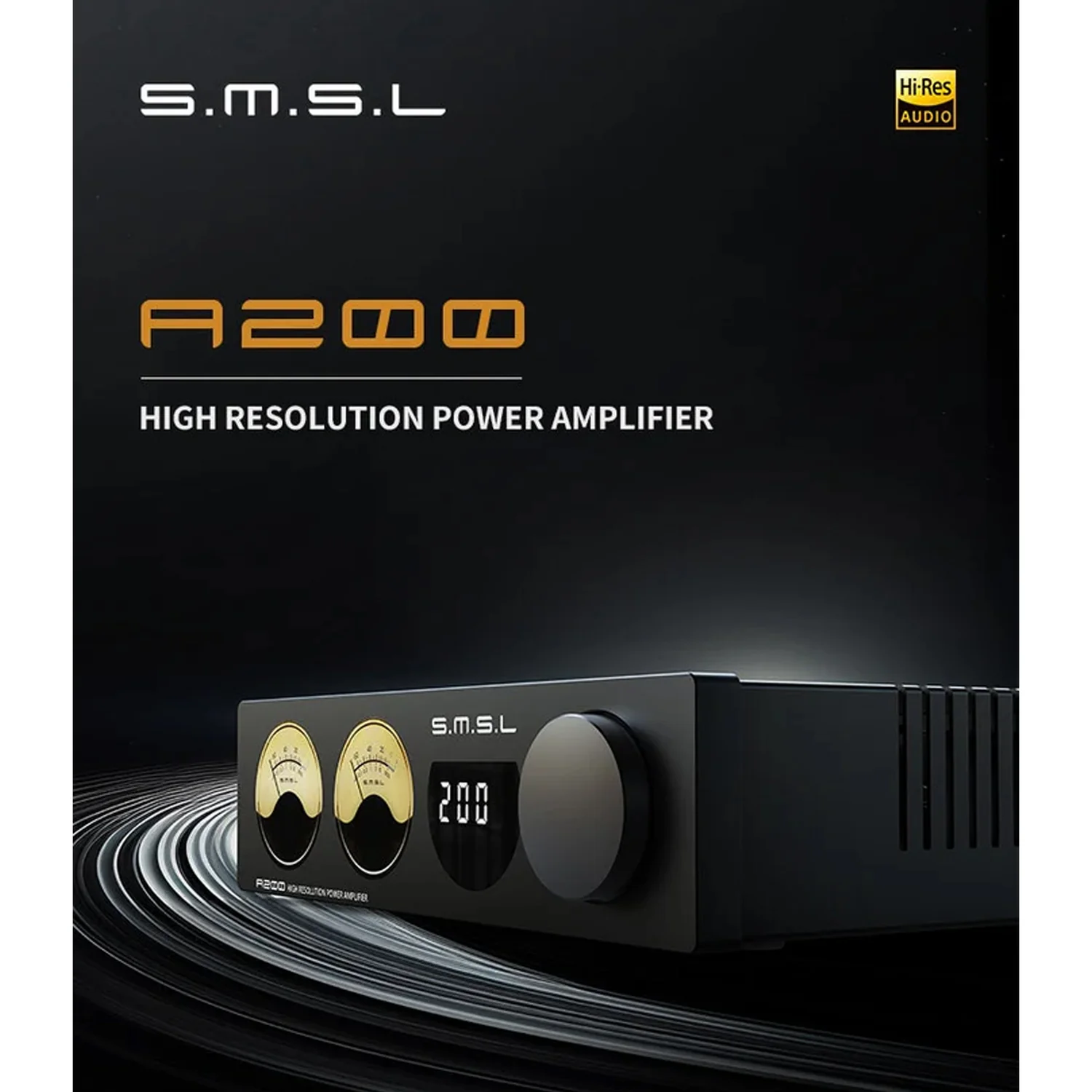 SMSL A200 - 2 Channel Stereo Bluetooth Amplifier With HDMI ARC - view 7
