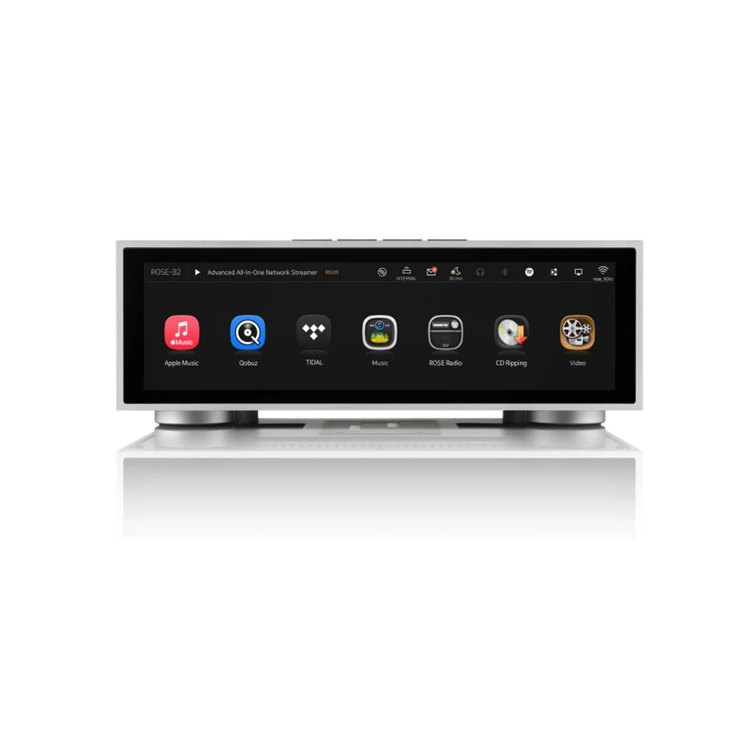 Hifi Rose RS520 - Wireless Network Streamer with 200 Watts Integrated Stereo Amplifier - view 4