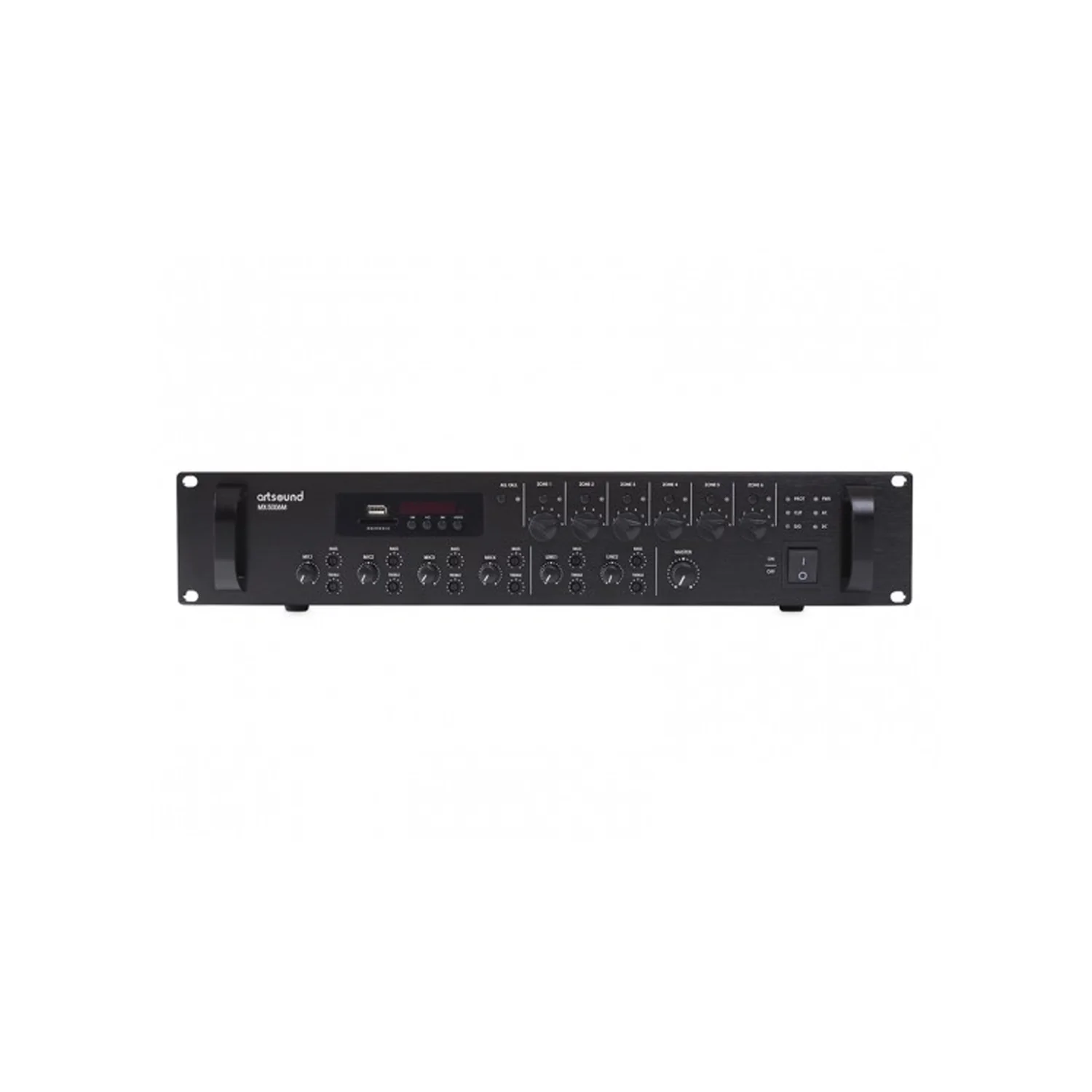 ArtSound MX-5006M - 500 Watts Mixing Amplifier with Bluetooth, 6 Zones - view 1