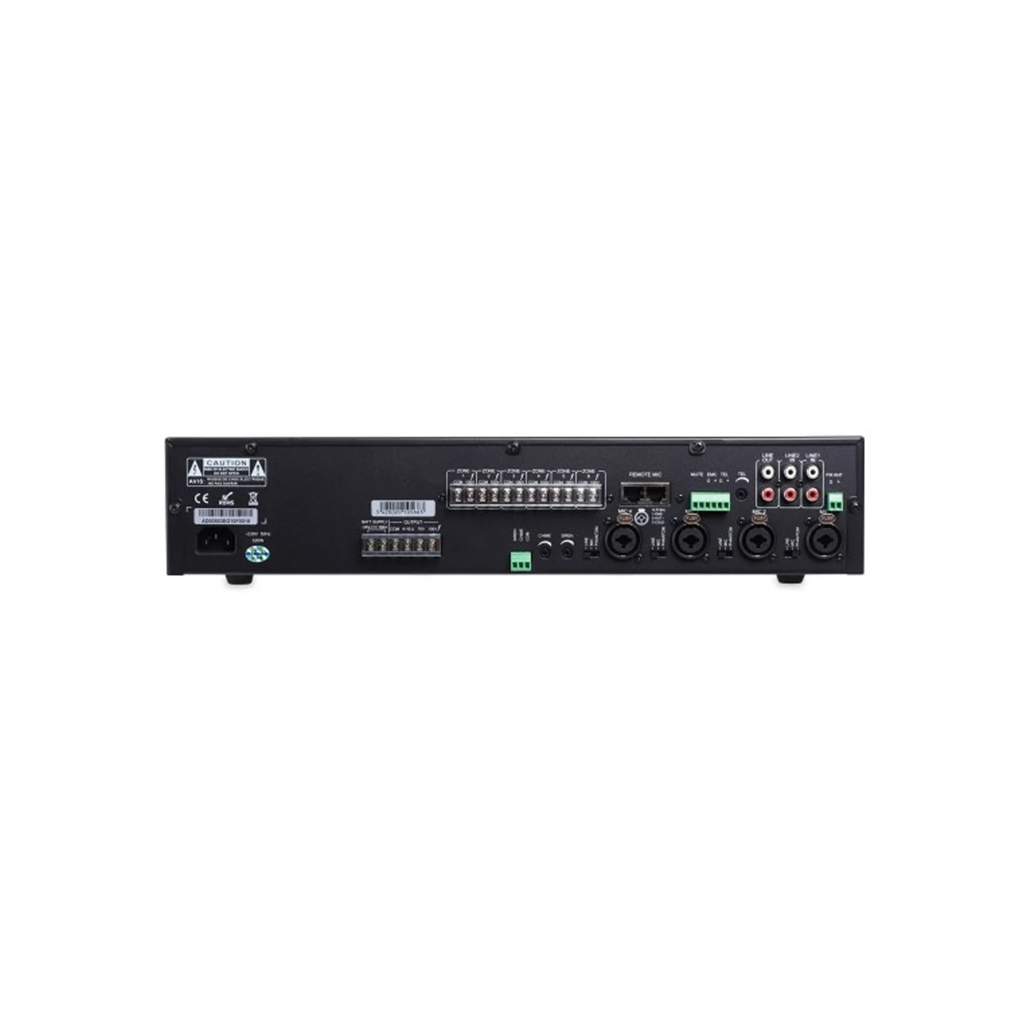 ArtSound MX-2406M - 240 Watts Mixing Amplifier with Bluetooth, 6 Zones - view 2