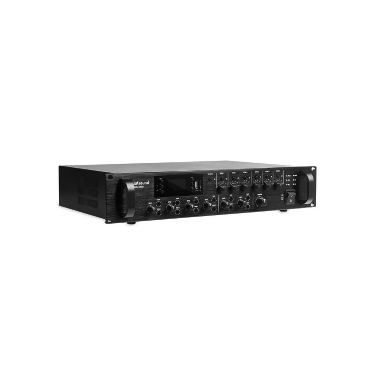 ArtSound MX-2406M - 240 Watts Mixing Amplifier with Bluetooth, 6 Zones - view 3