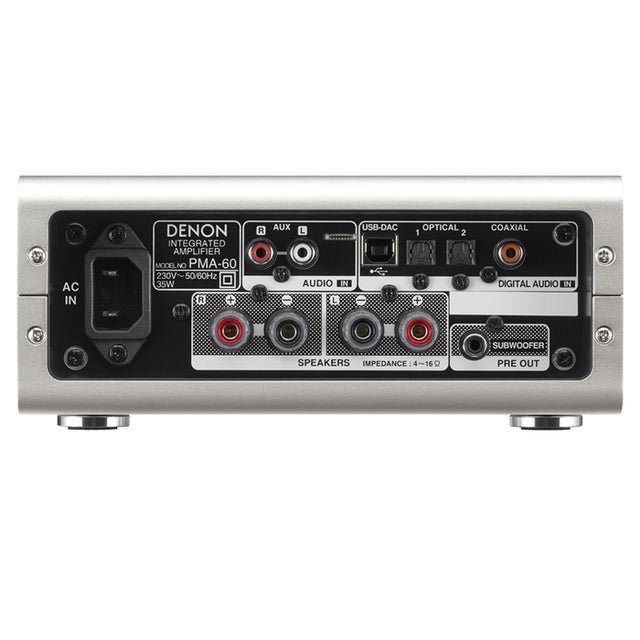 Denon PMA-60 - Digital Integrated Stereo Amplifier (Black) - view 1
