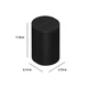 Sonos Era 100 - Wireless Speaker/Multiroom Speaker (Black) (Each) - view 1