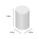 Sonos Era 100 SL - Wireless Speaker/Multiroom Speaker (White) (Each) - view 4