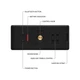 Marshall Middleton II - Portable Bluetooth Speaker (Black & Brass) (Over 30 Hours Playtime, IP67 Waterproof) - view 4