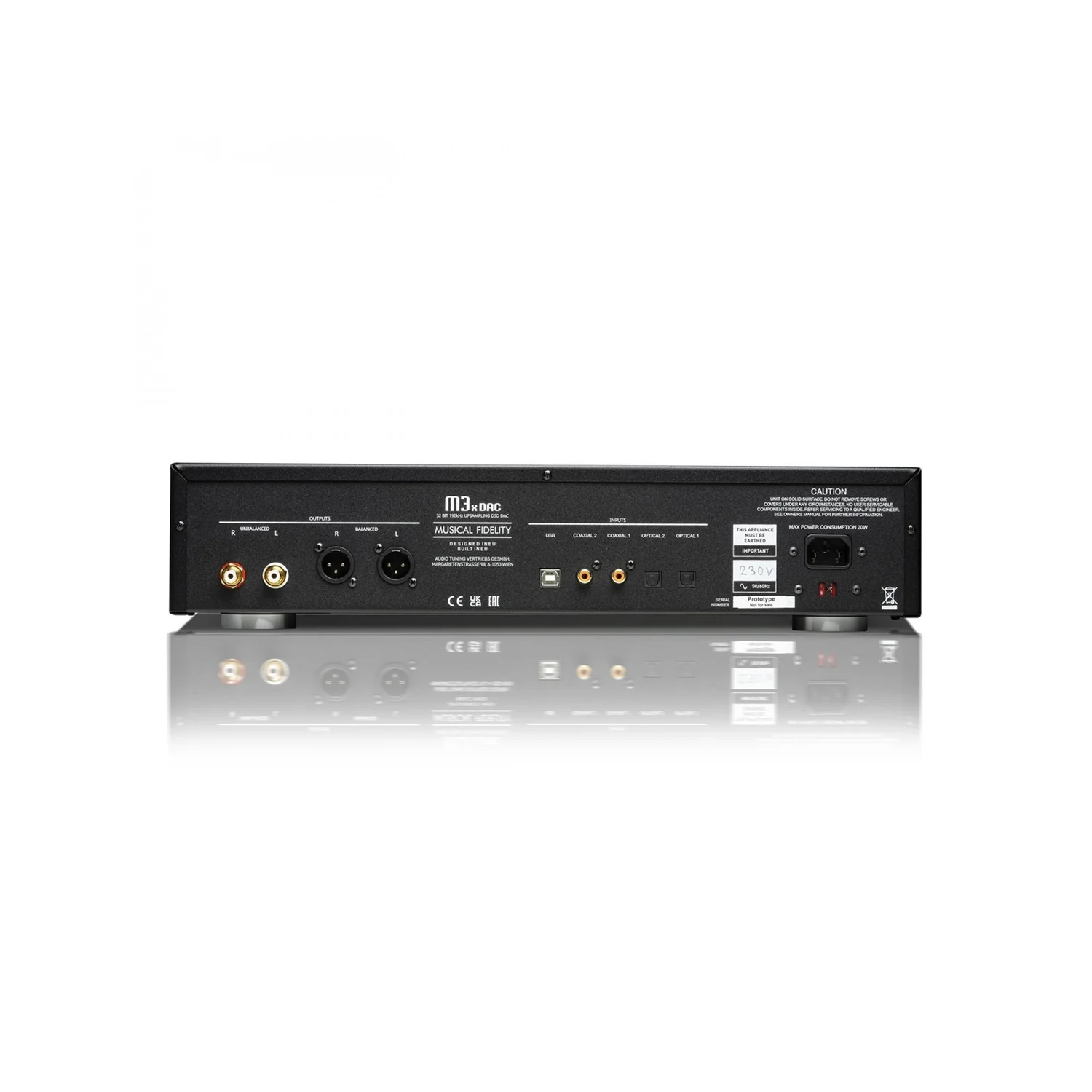 Musical Fidelity M3x DAC - Digital to Analog Converter (Black) - view 3