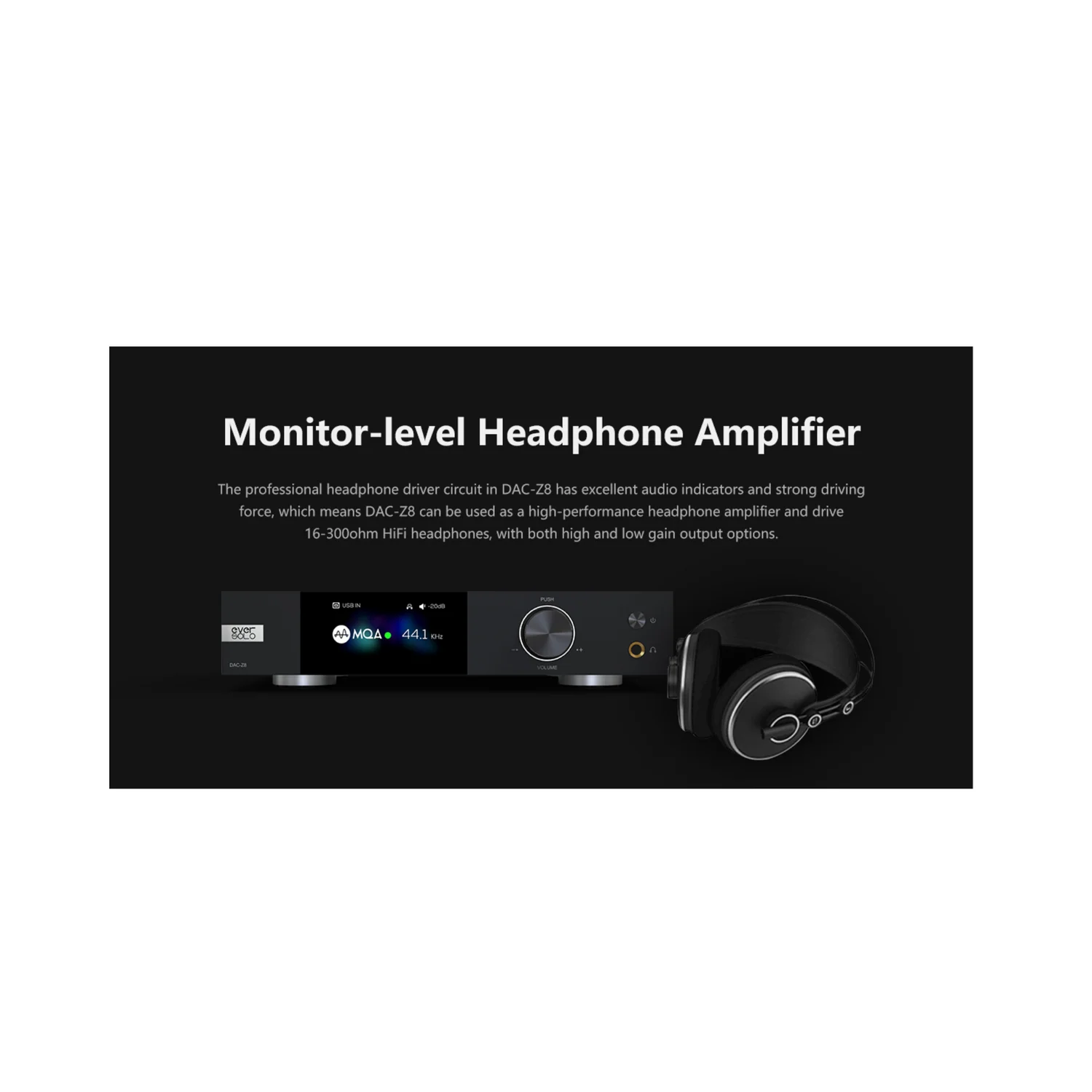 EverSolo DAC-Z8 Digital to Analog Converter (DAC) - (Sabre flagship ES9038Pro 32 bits D\A converter chip) - view 1