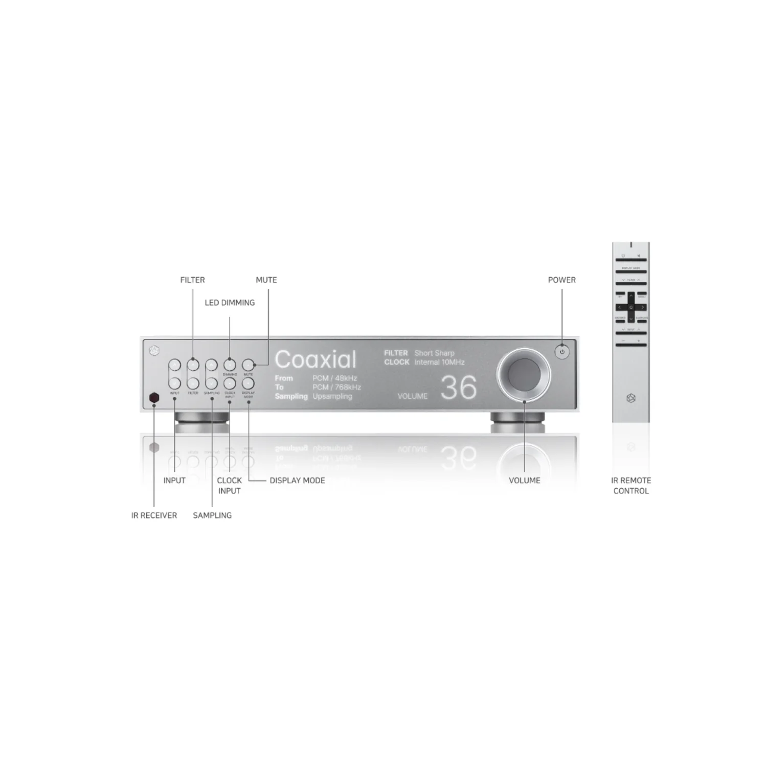 HiFi Rose RD 160 Digital to Analog Convertor (DAC) (Silver) - view 1