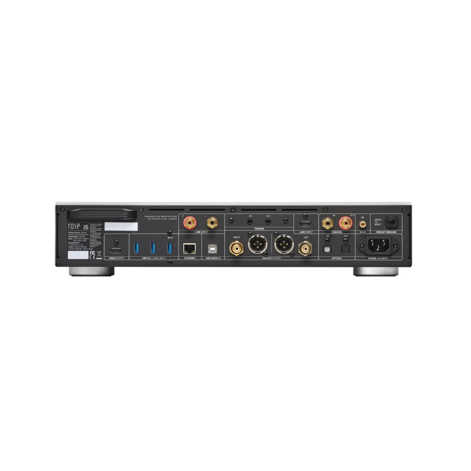 HiFi Rose RS 451 Music Streamer & DAC (Silver) - view 2