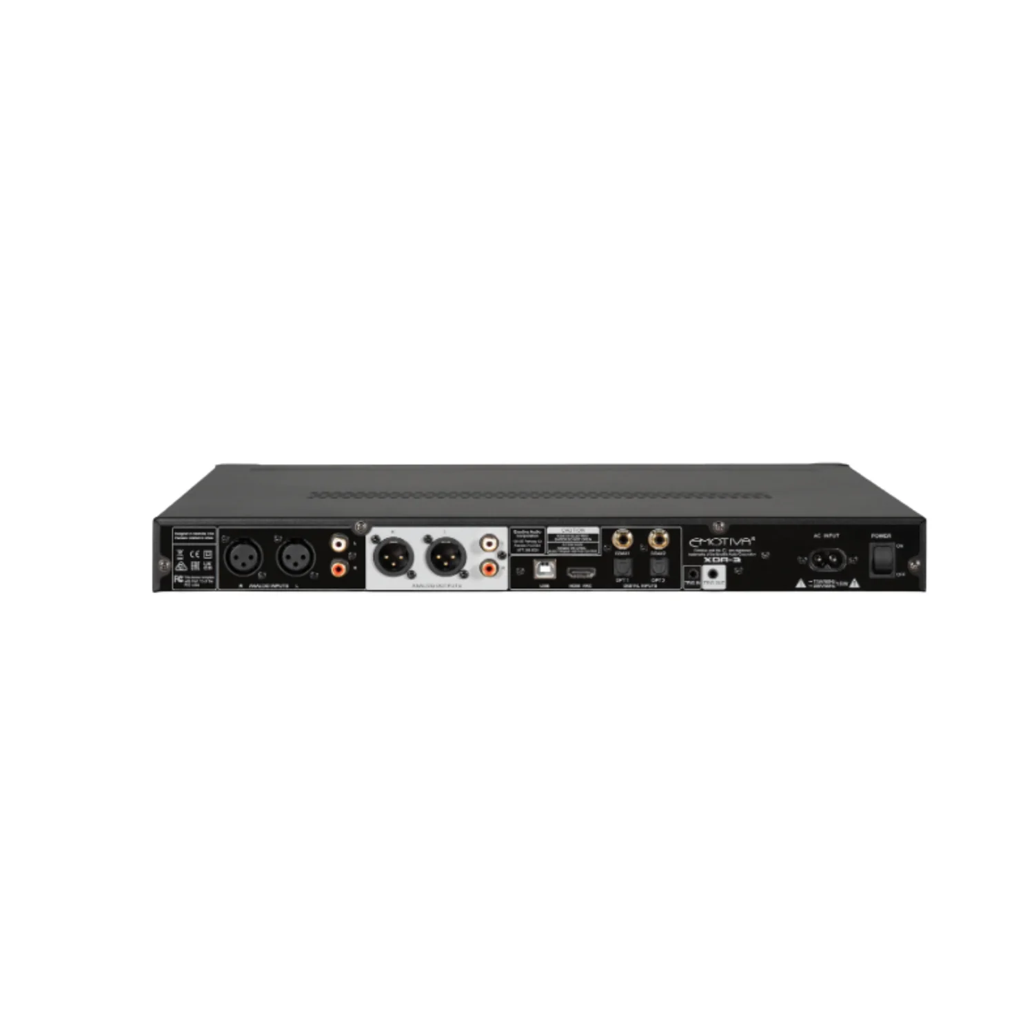 Emotiva XDA-3 - Differential Reference Audiophile Grade DAC / Preamplifier - view 5