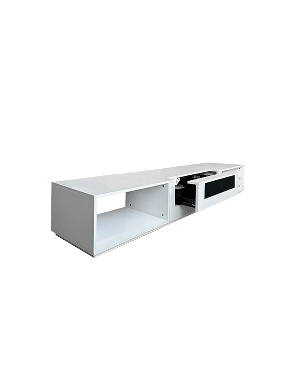 Melo Acoustics Stella-1000W (White) - Electric AV Cabinet for Ultra Short Throw Projector - view 2