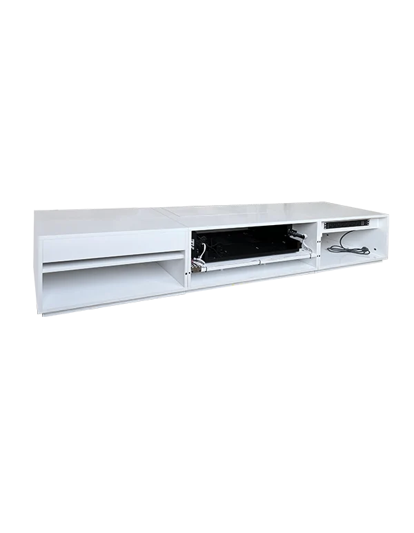 Melo Acoustics Stella-1000W (White) - Electric AV Cabinet for Ultra Short Throw Projector - view 3