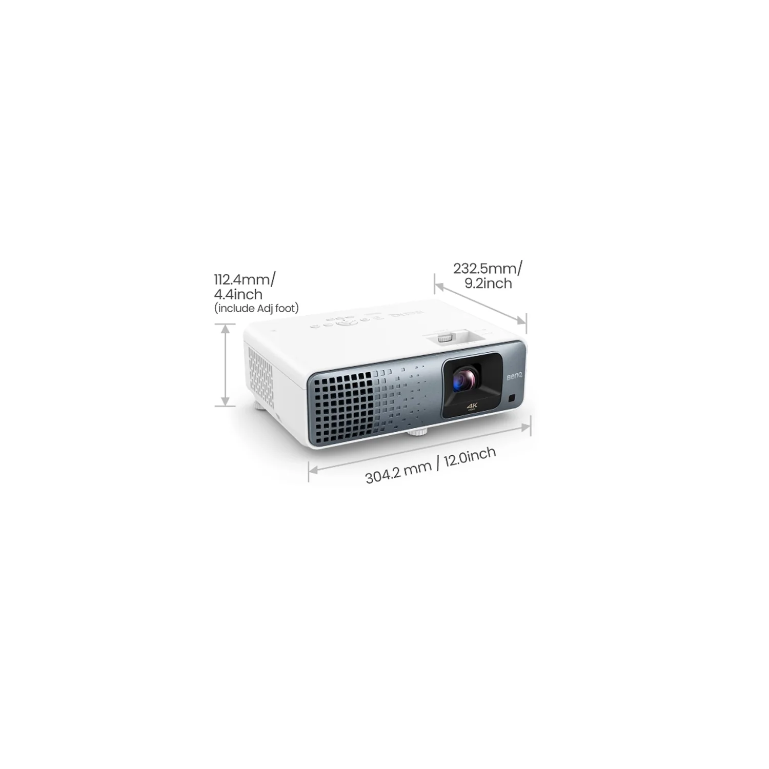 BenQ TK710 - True 4K UHD HDR 3200 Lumens Home Cinema Laser Projector - view 4
