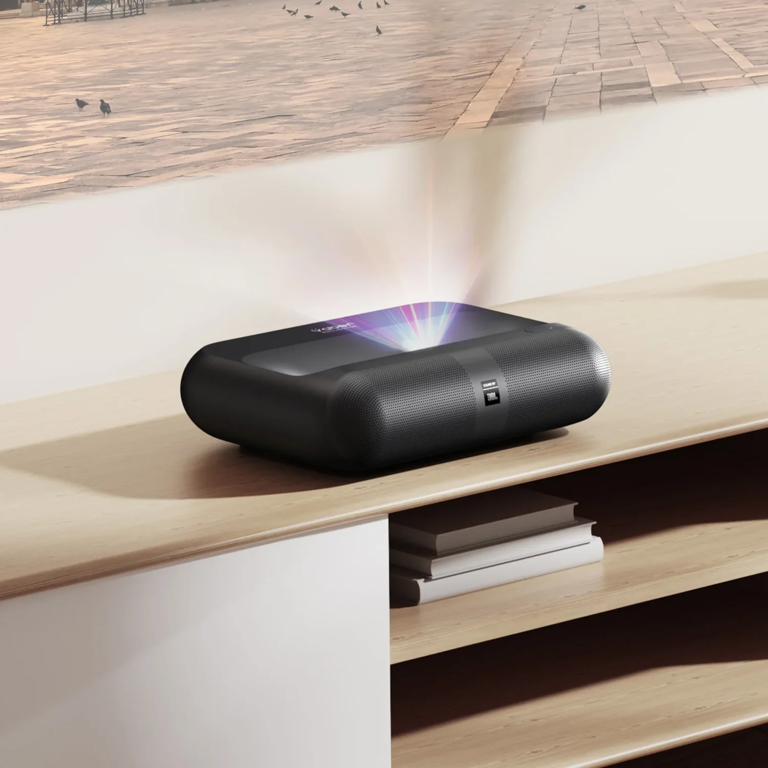 Yaber K300s - Google TV Smart 4K Triple Laser Smart Ultra Short Throw Projector - view 5