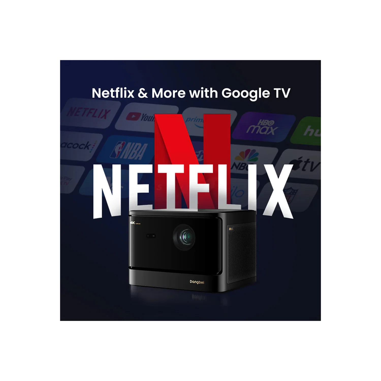Dangbei Mars Pro 2 - First Google TV 4K UHD Laser Projector With 2450 Lumens - view 2