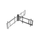 Tono Systems RWM 77 - remote controlled motorized TV Mount (For 42 Inches - 77 Inches TV Size) - view 3