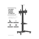Tono OFS 03 Flat TV Panel Floor Stand Trolley: Versatile Stand for 32″-70″ TVs - view 1