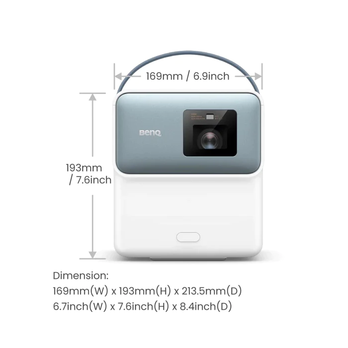 BenQ GP100 - 1080P LED Android TV Smart Portable Projector - view 1