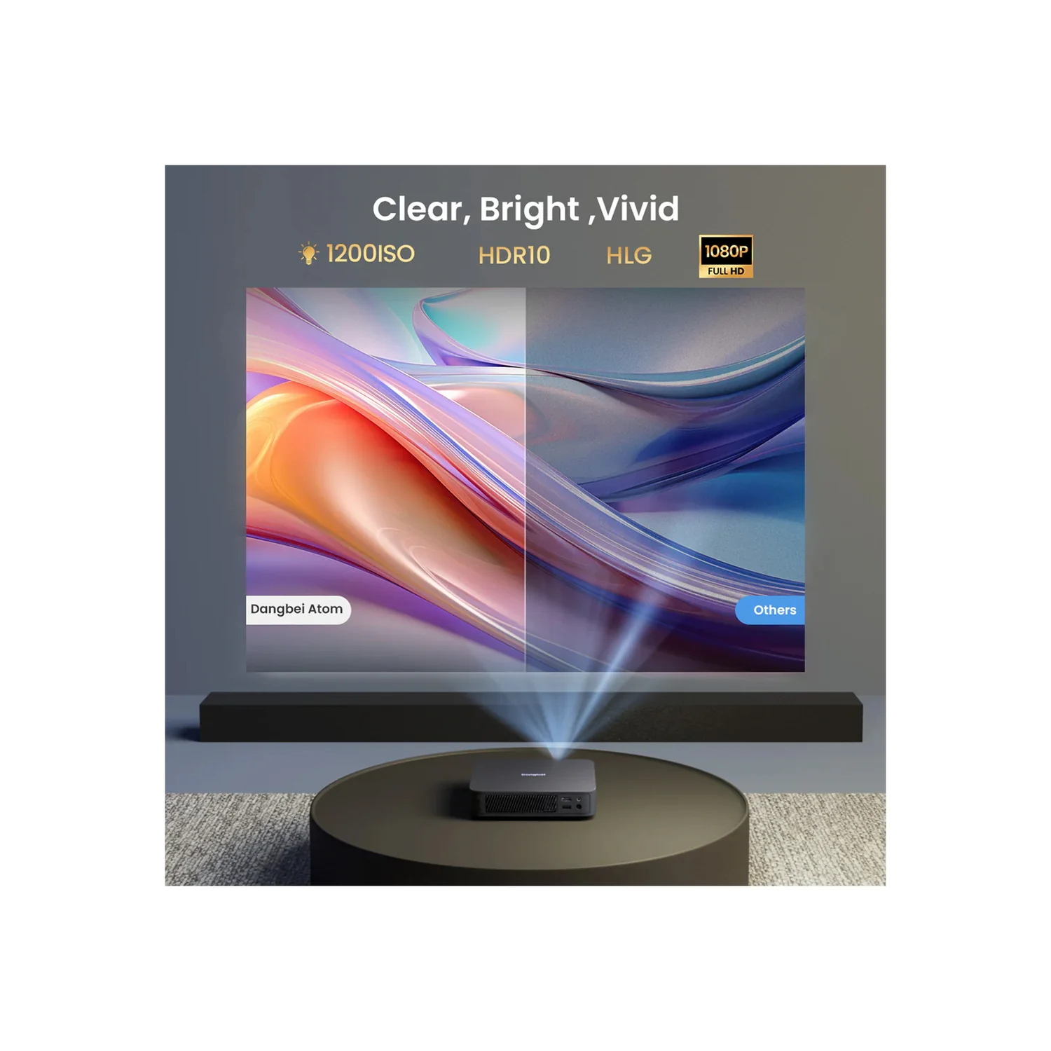 Dangbei Atom - First Google TV Smart Mini Full HD Laser Projector - view 4
