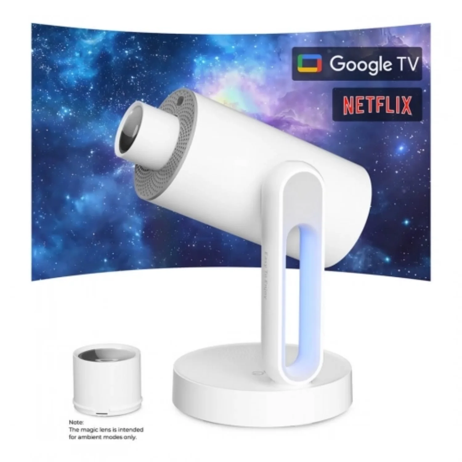 ETOE Starfish Plus - 300 Lumens 1080P Full HD DLP Google TV Smart Portable Projector - view 5