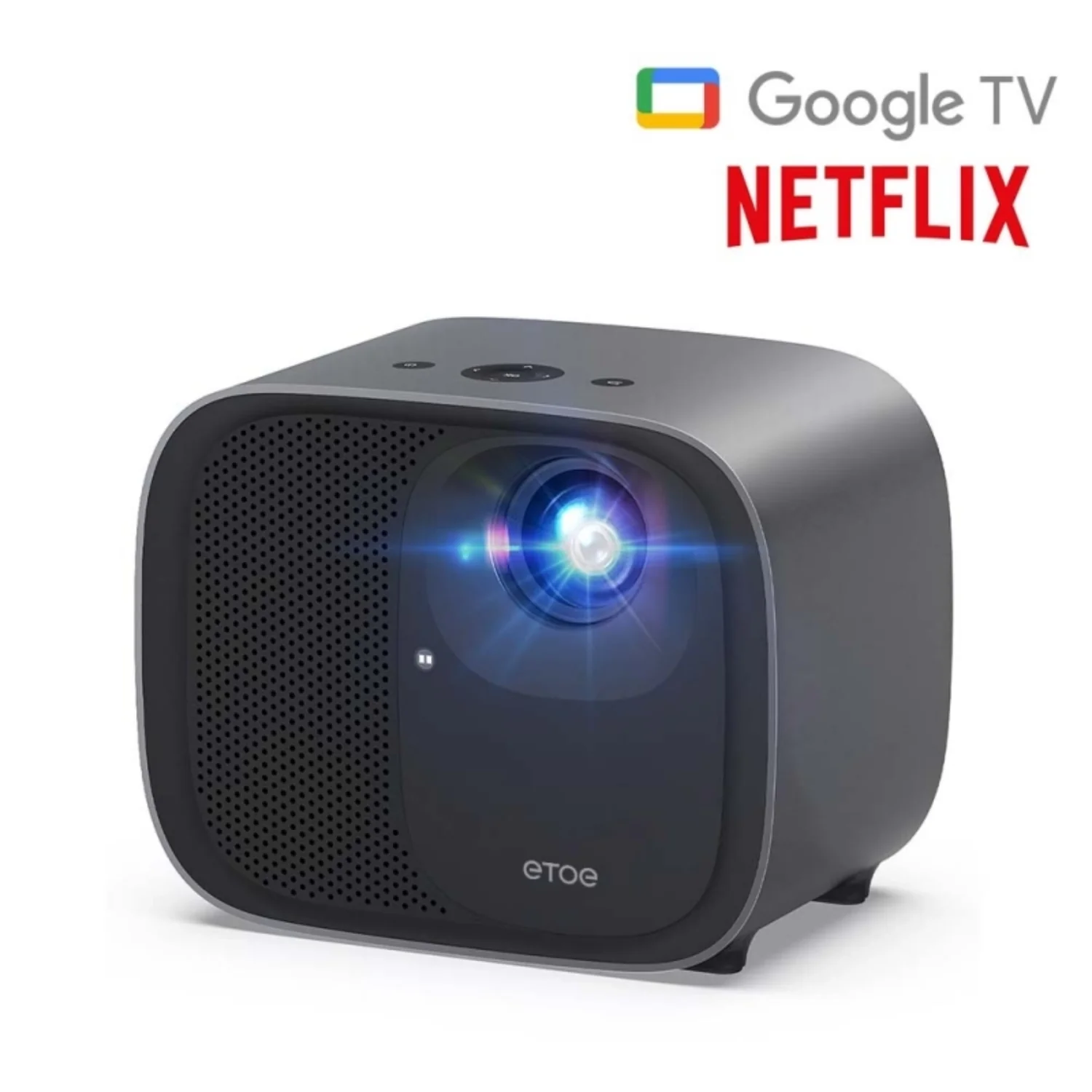 ETOE E3 Pro - 600 Lumens 1080P Full HD DLP Google TV Smart Portable Projector - view 4