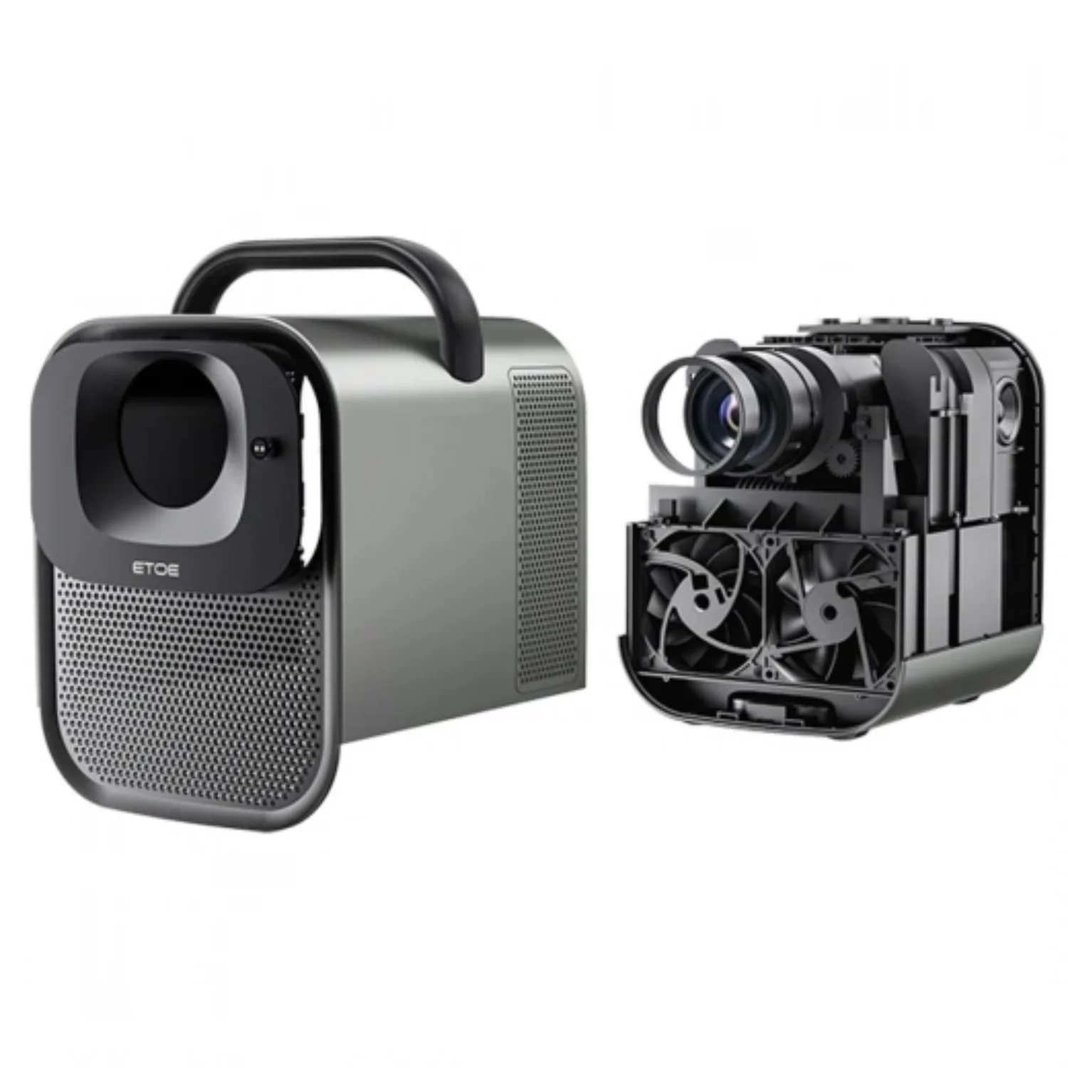 ETOE Seal Pro - 1300 Lumens 1080P Full HD DLP Google TV Smart Portable Projector - view 1