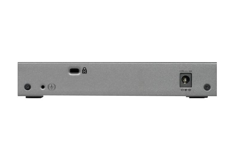 Netgear GS108E-300NAS Gigabit Smart Managed Plus Switch (Gray) - view 2