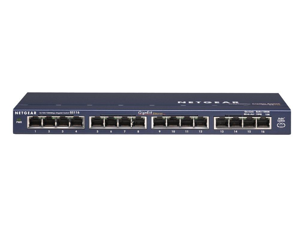 NETGEAR GS116 – 16-Port Gigabit Ethernet Unmanaged Network Switch - view 3