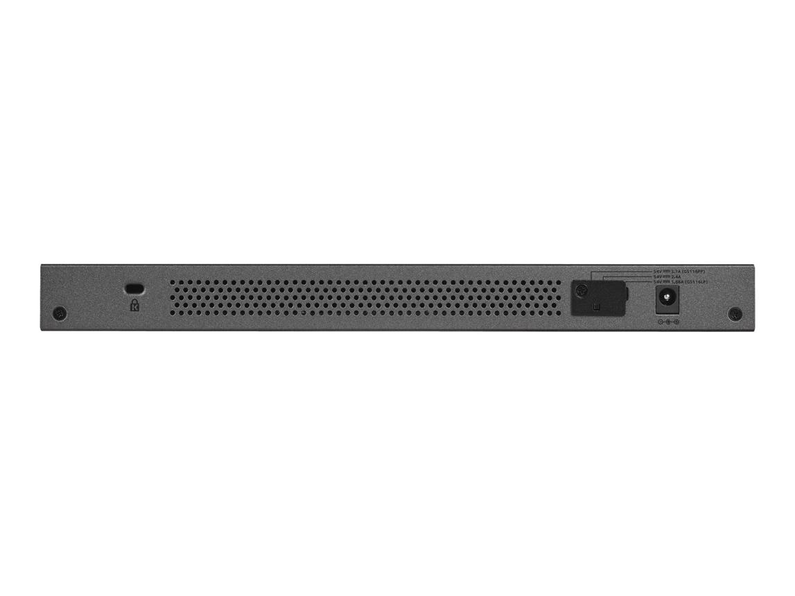 NETGEAR GS116PP – 16-Port Gigabit Ethernet Unmanaged PoE+ Switch (183W) - view 2