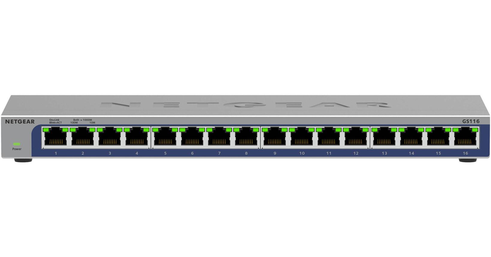 NETGEAR GS316v3 – 16-Port Gigabit Ethernet Unmanaged Network Switch - view 3