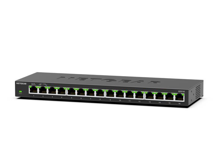 NETGEAR GS316v3 – 16-Port Gigabit Ethernet Unmanaged Network Switch