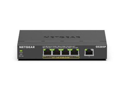 Netgear GS305P 5 Port Gigabit PoE Switch Latest Version