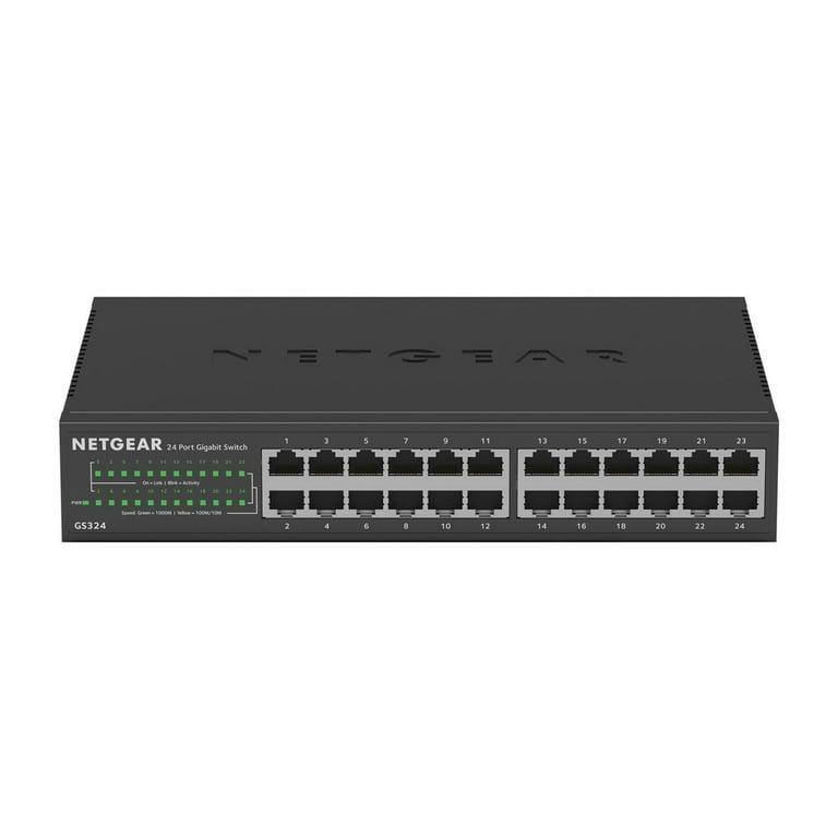 NETGEAR GS324-100INS – 24-Port Gigabit Ethernet Unmanaged Switch - view 1