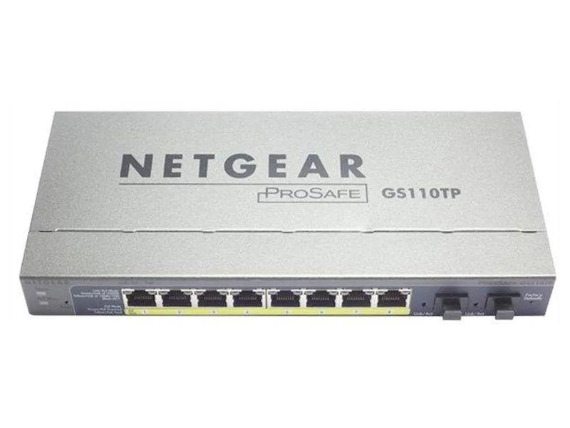 NETGEAR GS110TP ProSafe – 8-Port Gigabit PoE Smart Switch - view 1