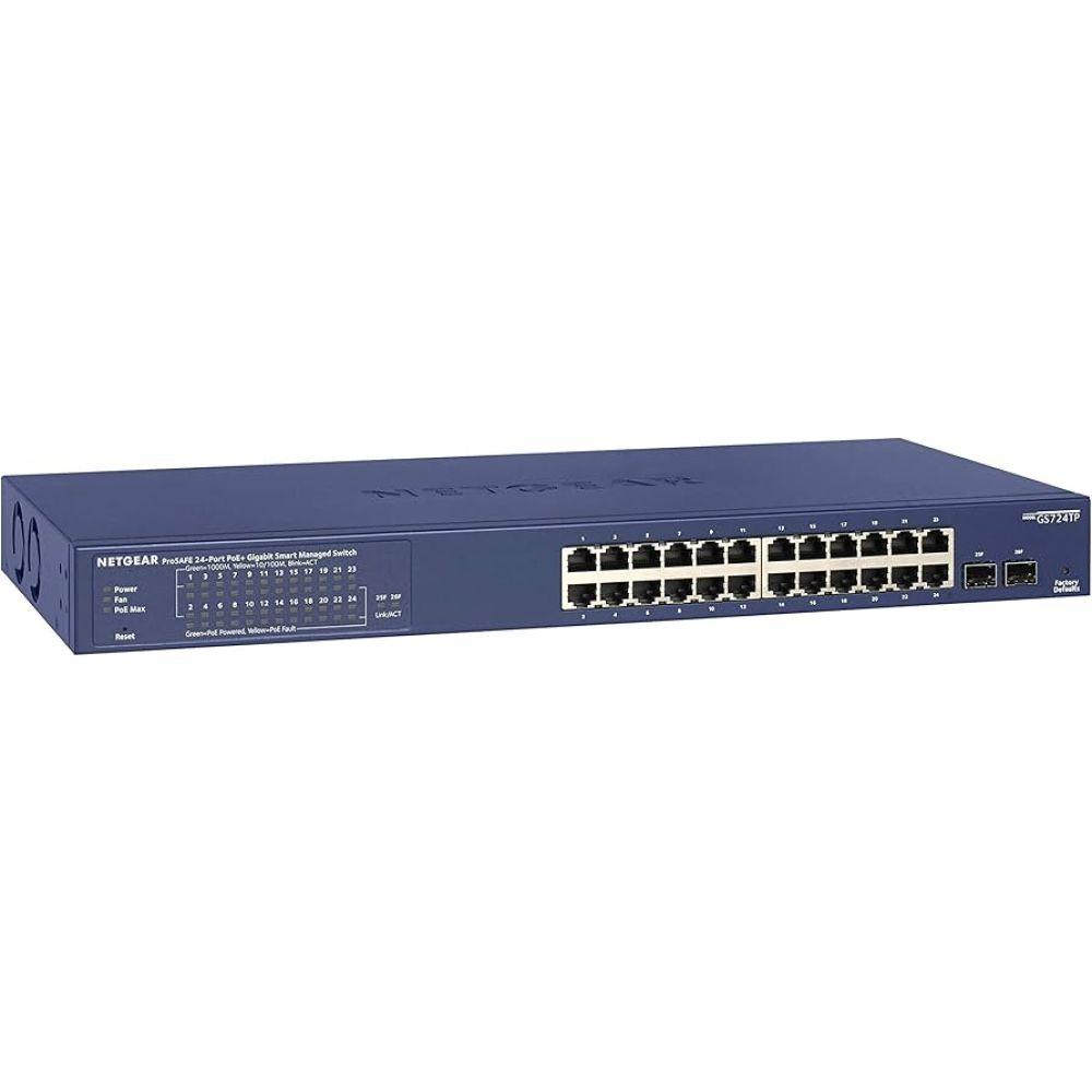 NETGEAR GS724TP ProSafe – 24-Port Gigabit Smart PoE+ Switch - view 3