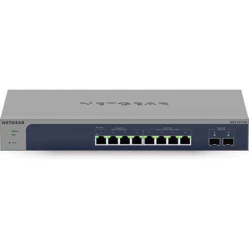 NETGEAR MS510TXUP – 10-Port Ultra60 PoE++ 10G Multi-Gigabit Smart Switch (295W)
