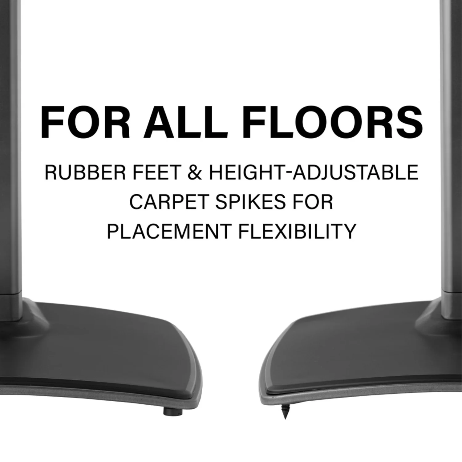 Sanus WSS52 Speaker Stand for Sonos Five Speakers (Black) (Each) - view 2