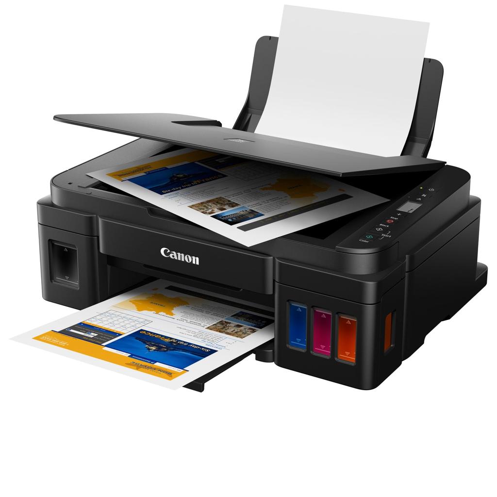 Canon PIXMA MegaTank G2012 – All-in-One Colour Ink Tank Printer with Additional Black Ink Bottles - view 1