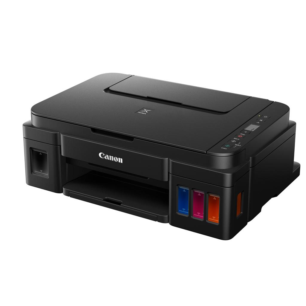 Canon PIXMA MegaTank G2012 – All-in-One Colour Ink Tank Printer with Additional Black Ink Bottles - view 2