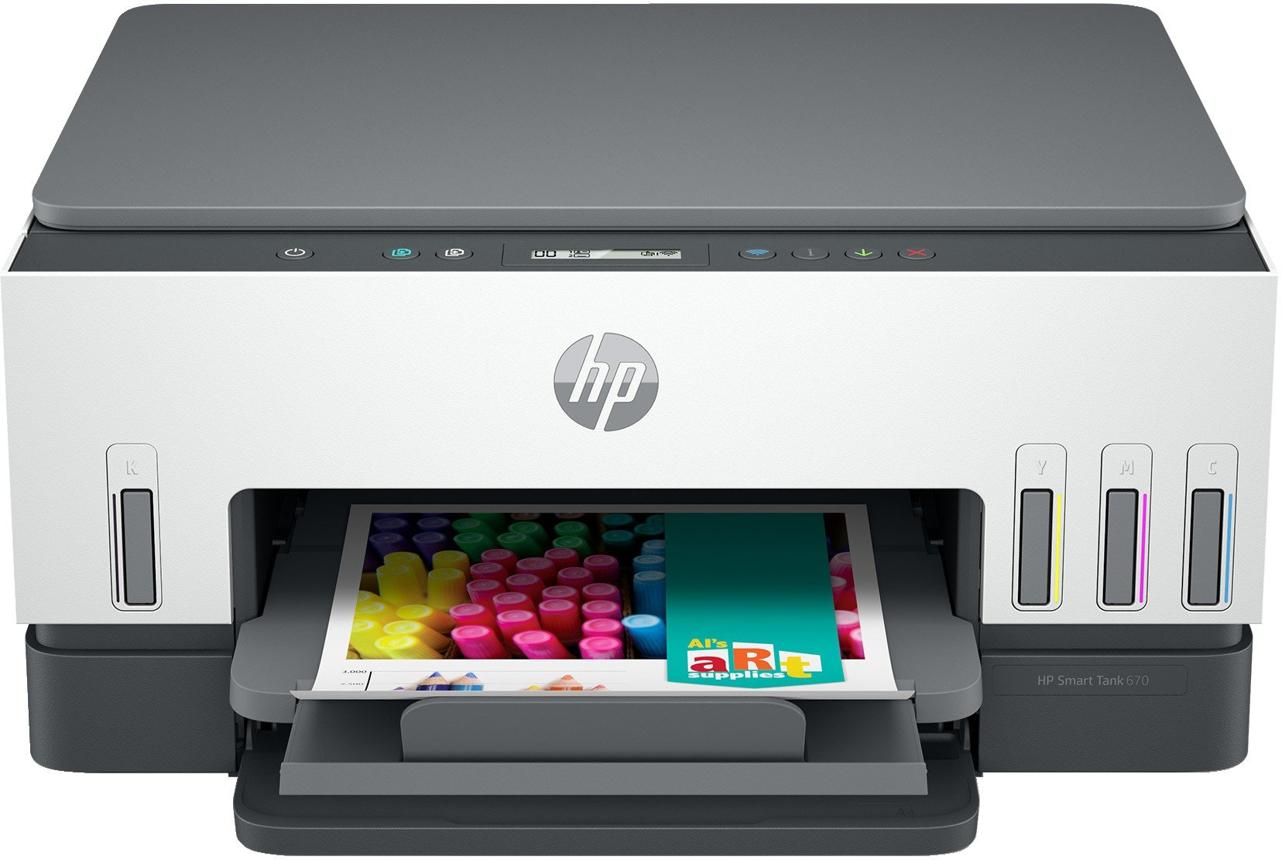 HP Smart Tank 670 – All-in-One Auto Duplex Wi-Fi Colour Ink Tank Printer - view 3