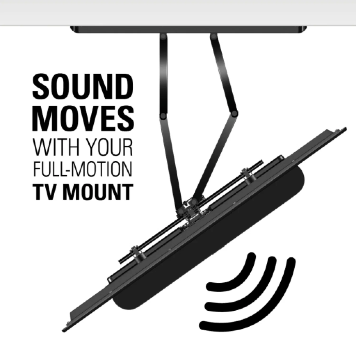 Sanus WSSBM1 TV Mount for Sonos Beam (Gen 1&2) (Black) (Each) - view 1