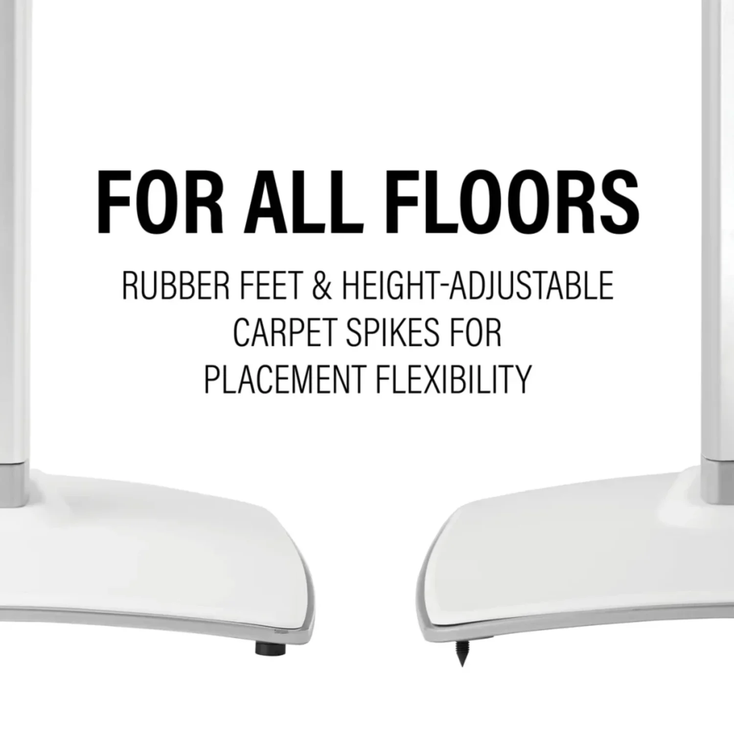 Sanus WSSE3A1 Speaker Stand for Sonos Era 300 (White) (Each) - view 1