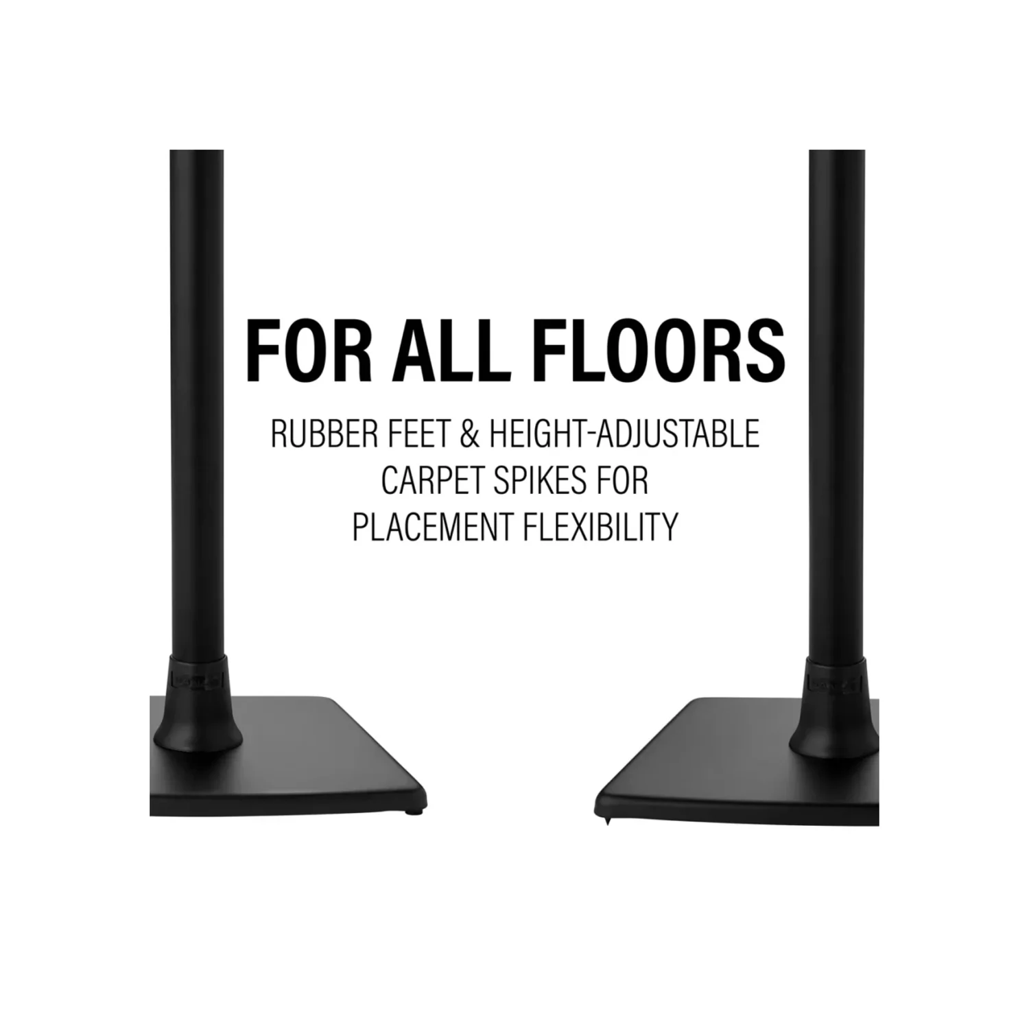 Sanus WSSE11 Speaker Stand for Sonos Era 100 (Black) (Each) - view 1