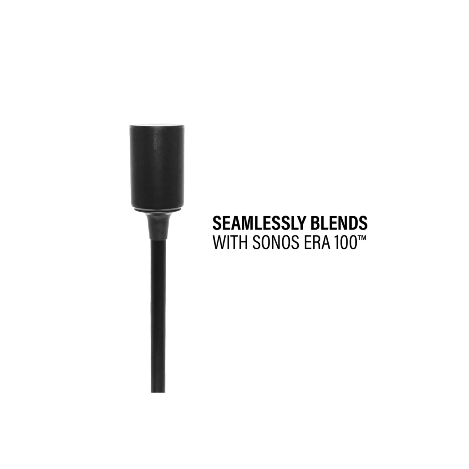 Sanus WSSE11 Speaker Stand for Sonos Era 100 (Black) (Each) - view 3