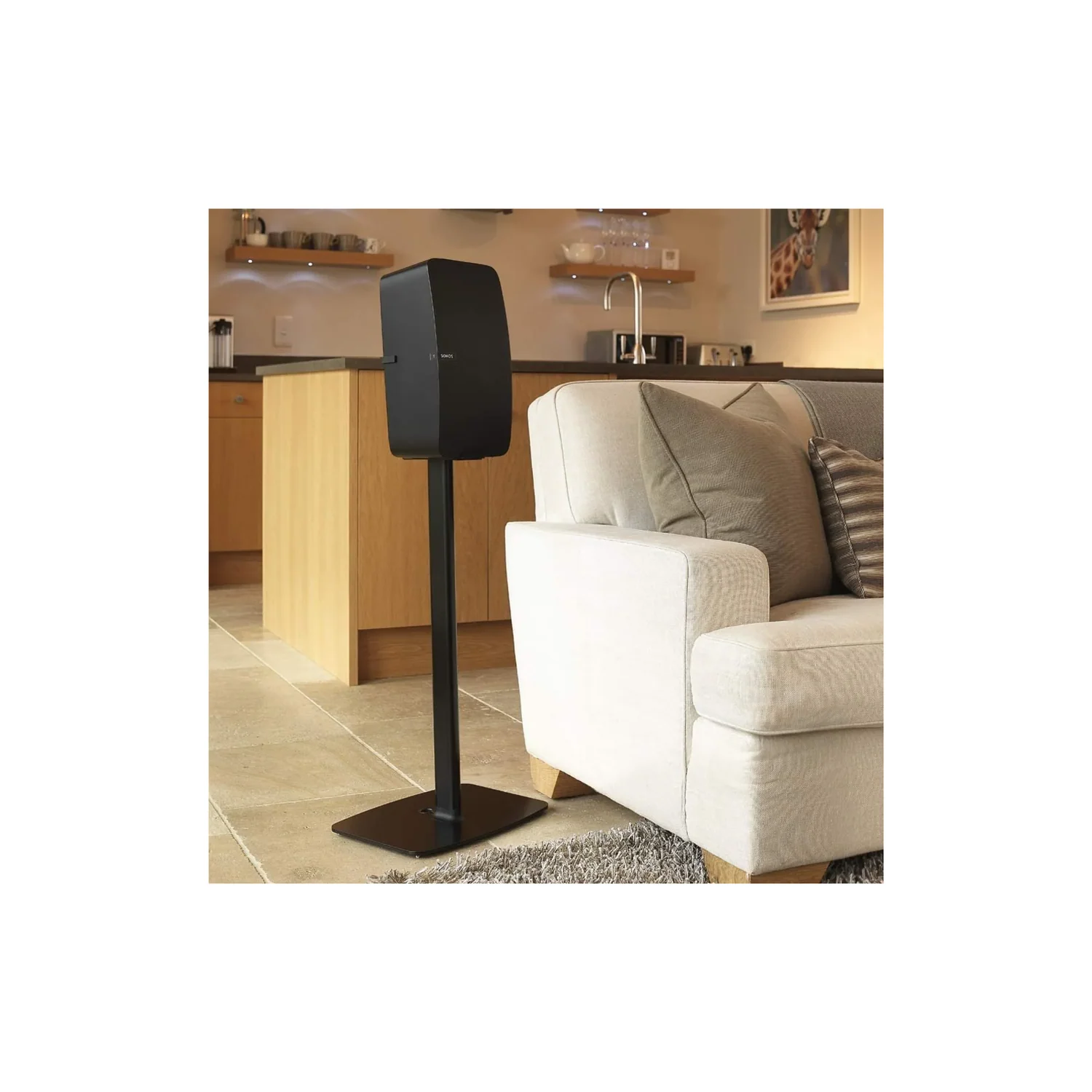 Sonos Flexson Floor Mount for Sonos Five / Play:5 (Each) (Black) - view 1
